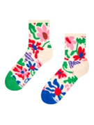 Chaussettes mi-mollet rigolotes Fleurs excentriques