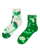 Chaussettes mi-mollet rigolotes Pois