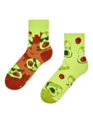 Chaussettes mi-mollet rigolotes Avocat pixélisé