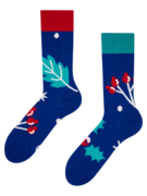 Veselé vlnené ponožky Zimná nálada