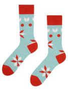 Vesele vunene čarape Zimski medo