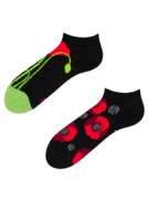 Socquettes rigolotes Coquelicot