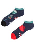 Socquettes rigolotes Coccinelles et fleurs de pavot