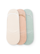 Paquet de 3 chaussettes invisibles classiques Plage sablonneuse