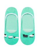 Chaussettes invisibles rigolotes Mouton noir