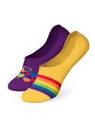 Lustige No-Show-Socken Bunte Liebe