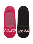 Chaussettes invisibles rigolotes Flamants et cœurs