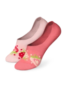Chaussettes invisibles rigolotes Fraises sucrées