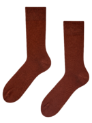 Chaussettes classiques brun noisette