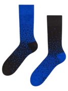 Chaussettes chaudes bleues et noires