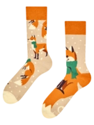 Chaussettes chaudes Renard avec écharpe