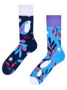 Teplé ponožky Ptáček v zimě