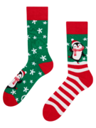 Chaussettes chaudes rigolotes Salut, Manchot !