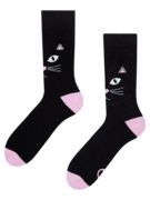 Chaussettes chaudes rigolotes Regard fixe du chat