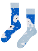 Chaussettes chaudes rigolotes Petit Yéti