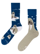 Lustige warme Socken Walross