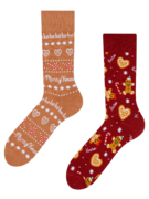 Chaussettes chaudes rigolotes Monde de pain d’épice