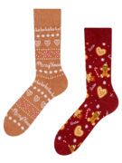 Chaussettes chaudes rigolotes Monde de pain d’épice