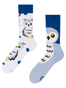 Lustige warme Socken Schneeeule