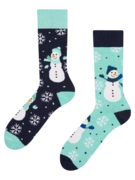 Chaussettes chaudes rigolotes Bonhomme de neige joyeux