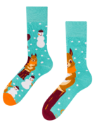 Chaussettes chaudes rigolotes Écureuil d'hiver