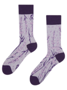 Chaussettes rigolotes en fibres de bambou Lavande