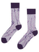 Chaussettes rigolotes en fibres de bambou Lavande