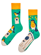 Chaussettes rigolotes en fibres de bambou Nichoir
