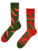 Chaussettes rigolotes Piment rouge