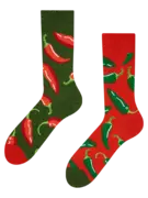 Chaussettes rigolotes Piment rouge