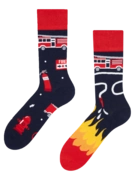 Chaussettes rigolotes Sapeur-pompier
