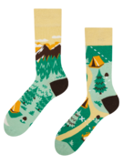 Veselé ponožky Horský kemp