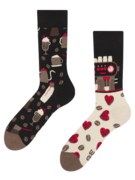 Chaussettes rigolotes Cafétéria