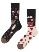 Chaussettes rigolotes Cafétéria