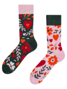 Lustige Socken Blumenliebe