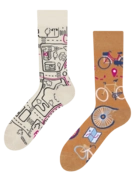 Chaussettes rigolotes Le vélo de ville