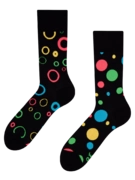 Chaussettes rigolotes Points néons