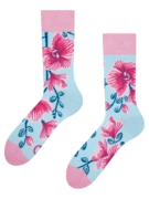 Chaussettes rigolotes Orchidée