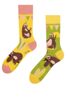 Chaussettes rigolotes Paresseux en fête