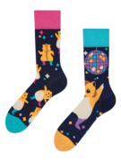 Chaussettes rigolotes Hamsters en fête