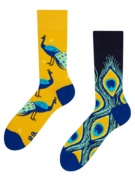Chaussettes rigolotes Paon