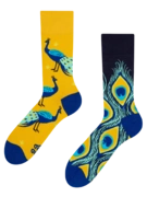 Chaussettes rigolotes Paon