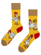 Chaussettes rigolotes Poule ou oeuf