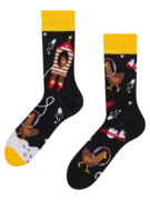 Chaussettes rigolotes Poule astronaute