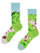 Chaussettes rigolotes Vache joyeuse