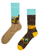 Veselé ponožky Stavebné stroje