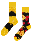 Chaussettes rigolotes Pizza au fromage