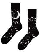 Chaussettes rigolotes Chat mystique