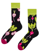 Chaussettes rigolotes Radis heureux