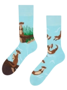 Chaussettes rigolotes Loutres